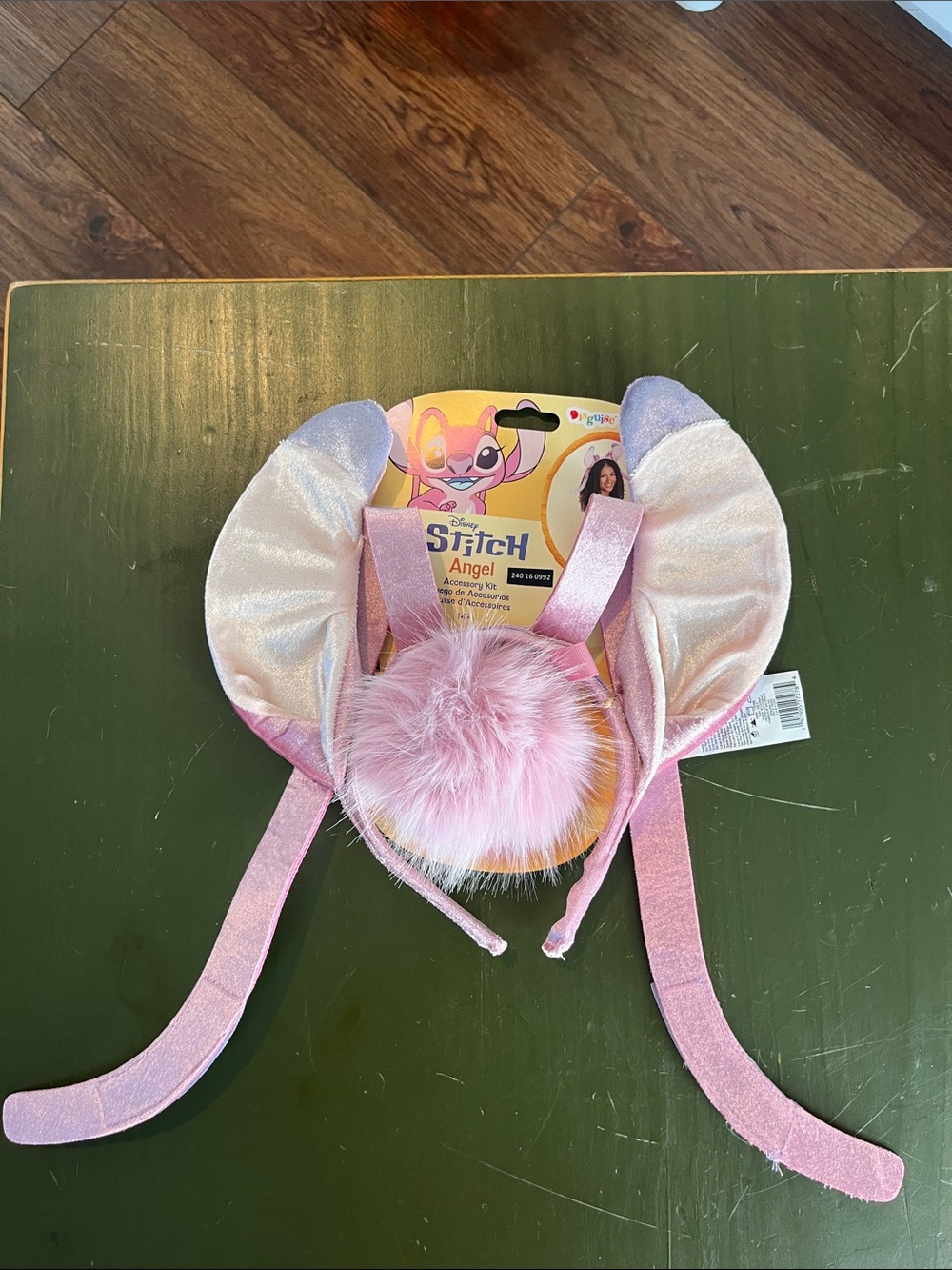 Disguise Angel Stitch Pink Plush Ears Headband